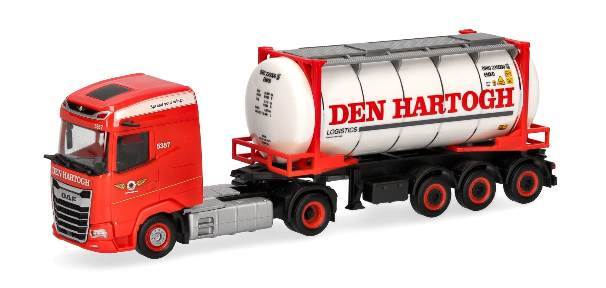 Den Hartogh vrachtwagen als volledig klantspecifiek miniatuur