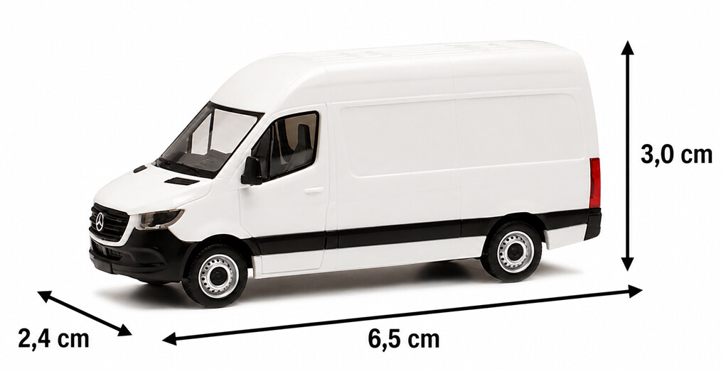 Mercedes-Benz Sprinter basismodel schaal 1:87
